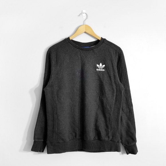 adidas Other - ADIDAS Men's Grey Logo Crewneck Sweatshirt